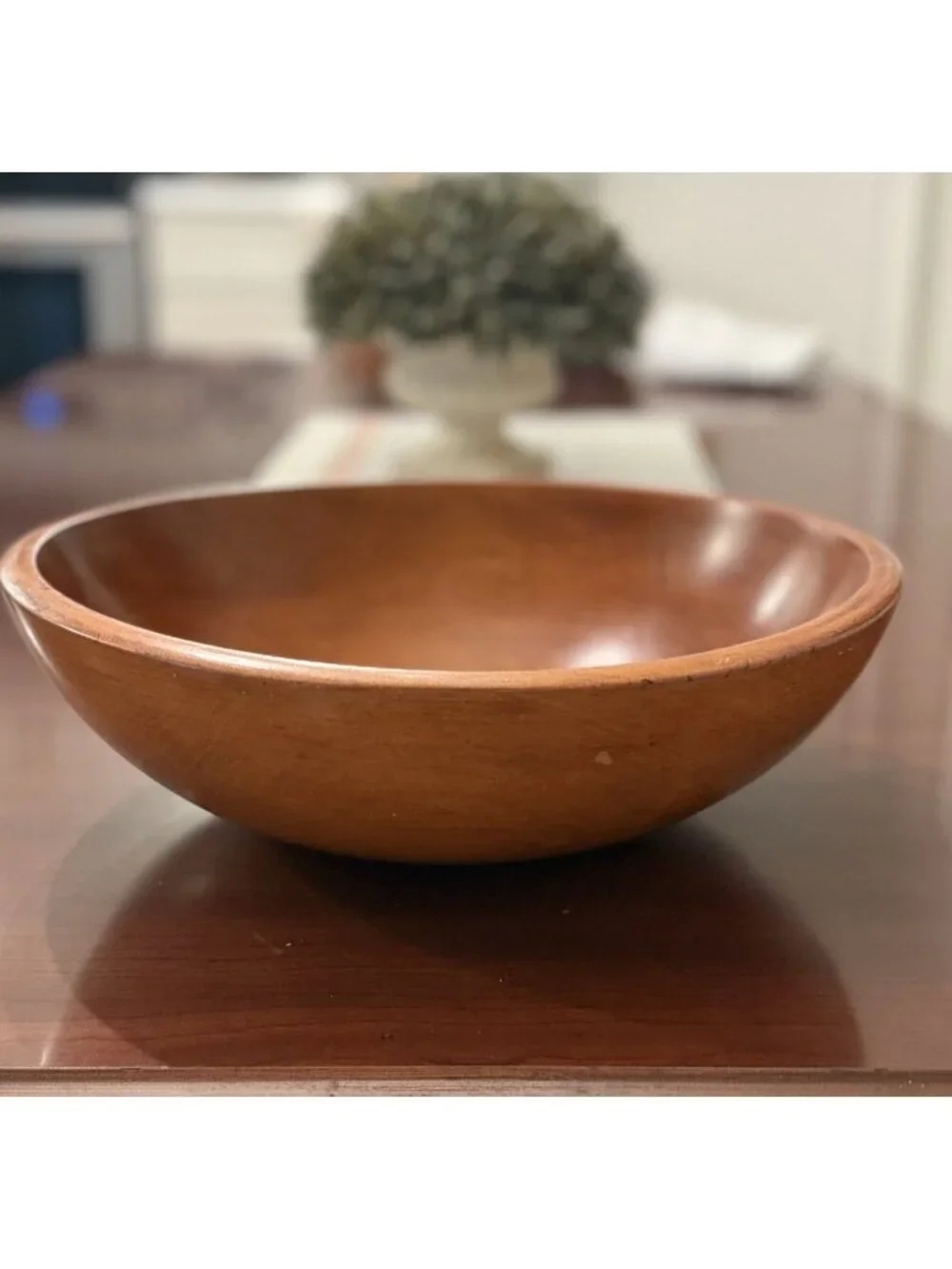 VTG Munising  Asymmetrical Round Hand Turned Bowl 12.25